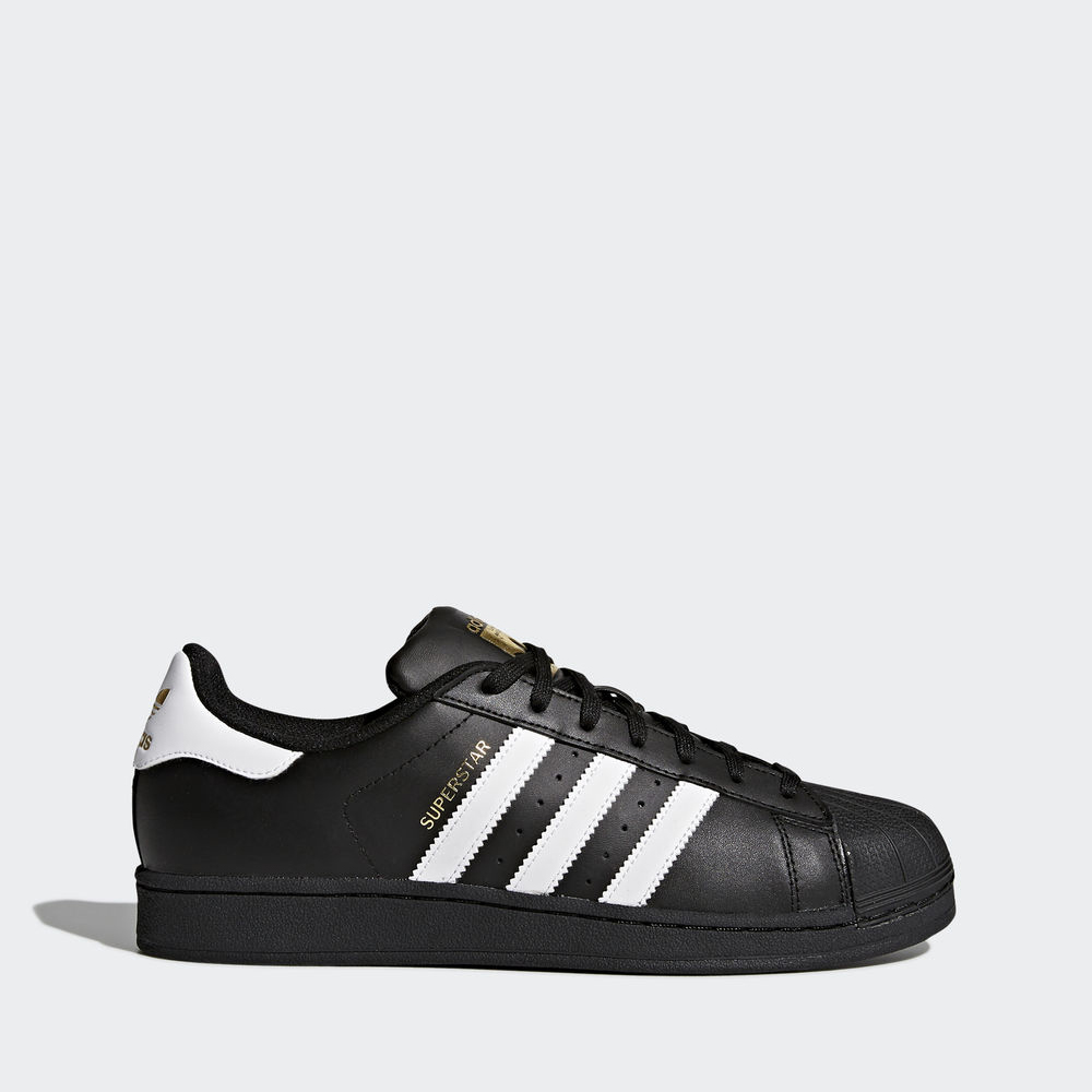 Adidas Superstar Foundation - Originals γυναικεια - Μαυρα/Ασπρα,Μέγεθος: EU 36 – 54 2/3 (431UNYCS)